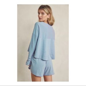 Seeing Stripes Free people pajama set